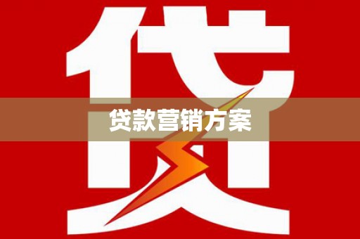 莱城贷款营销方案