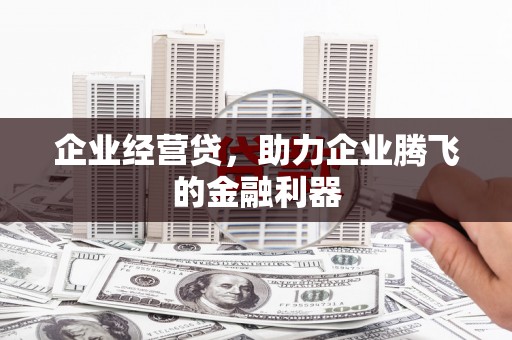 莱城企业经营贷，助力企业腾飞的金融利器