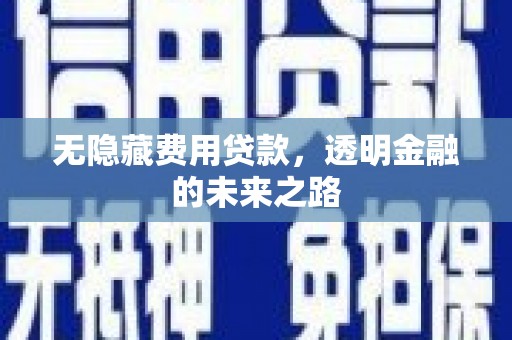 莱城无隐藏费用贷款，透明金融的未来之路