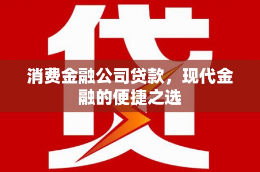 莱城消费金融公司贷款，现代金融的便捷之选