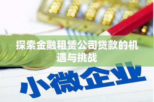 莱城探索金融租赁公司贷款的机遇与挑战