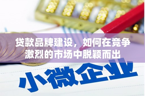 莱城贷款品牌建设，如何在竞争激烈的市场中脱颖而出