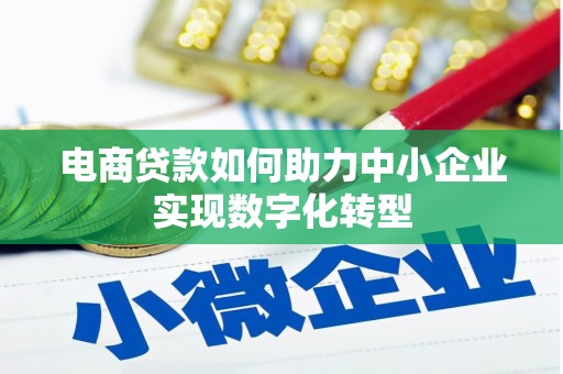 莱城电商贷款如何助力中小企业实现数字化转型