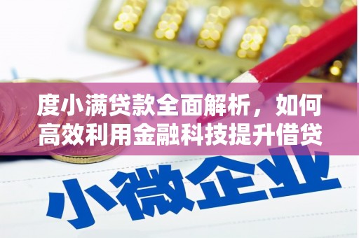 莱城度小满贷款全面解析，如何高效利用金融科技提升借贷体验
