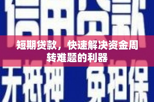 莱城短期贷款，快速解决资金周转难题的利器