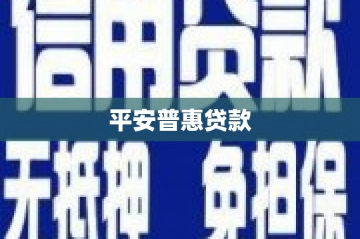 莱城平安普惠贷款