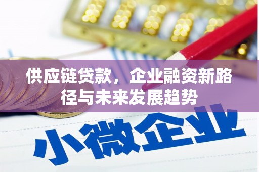 莱城供应链贷款，企业融资新路径与未来发展趋势