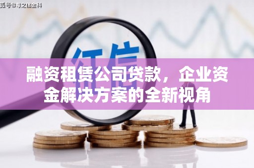 莱城融资租赁公司贷款，企业资金解决方案的全新视角
