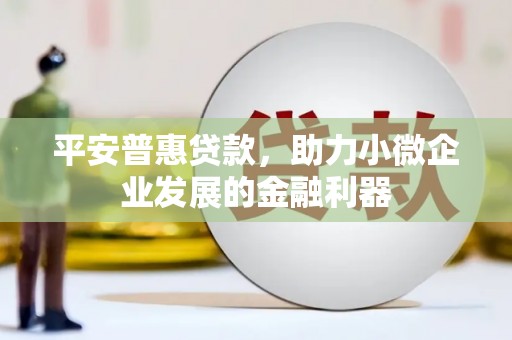 莱城平安普惠贷款，助力小微企业发展的金融利器