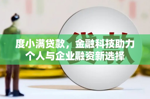 莱城度小满贷款，金融科技助力个人与企业融资新选择