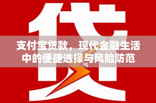 莱城支付宝贷款，现代金融生活中的便捷选择与风险防范