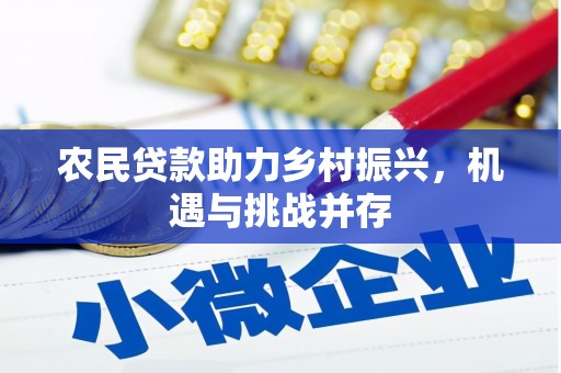 莱城农民贷款助力乡村振兴，机遇与挑战并存