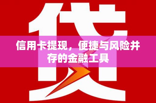 莱城信用卡提现，便捷与风险并存的金融工具