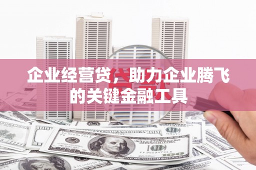 莱城企业经营贷，助力企业腾飞的关键金融工具