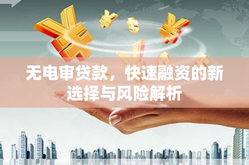 莱城无电审贷款，快速融资的新选择与风险解析