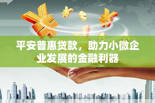 莱城平安普惠贷款，助力小微企业发展的金融利器