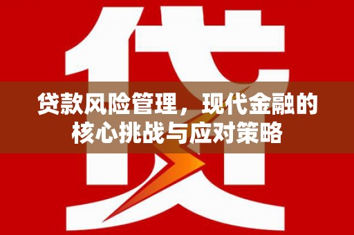 莱城贷款风险管理，现代金融的核心挑战与应对策略