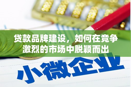 莱城贷款品牌建设，如何在竞争激烈的市场中脱颖而出