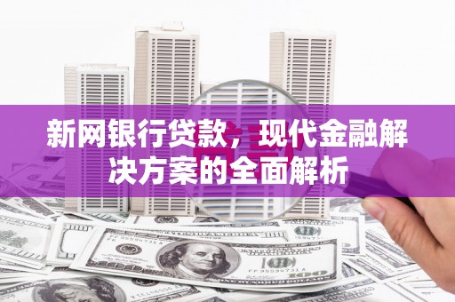 莱城新网银行贷款，现代金融解决方案的全面解析