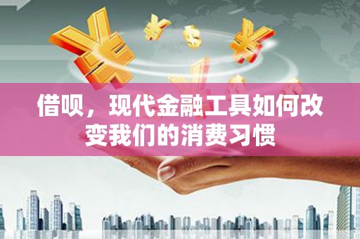 莱城借呗，现代金融工具如何改变我们的消费习惯
