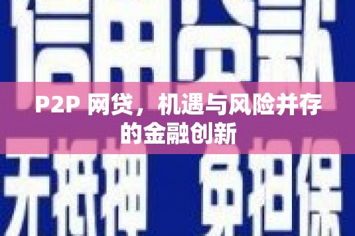 莱城P2P 网贷，机遇与风险并存的金融创新