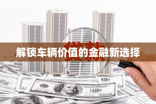 莱城解锁车辆价值的金融新选择