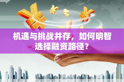 莱城机遇与挑战并存，如何明智选择融资路径？