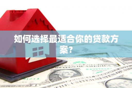 莱城如何选择最适合你的贷款方案？