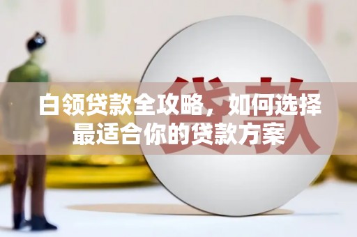 莱城白领贷款全攻略，如何选择最适合你的贷款方案